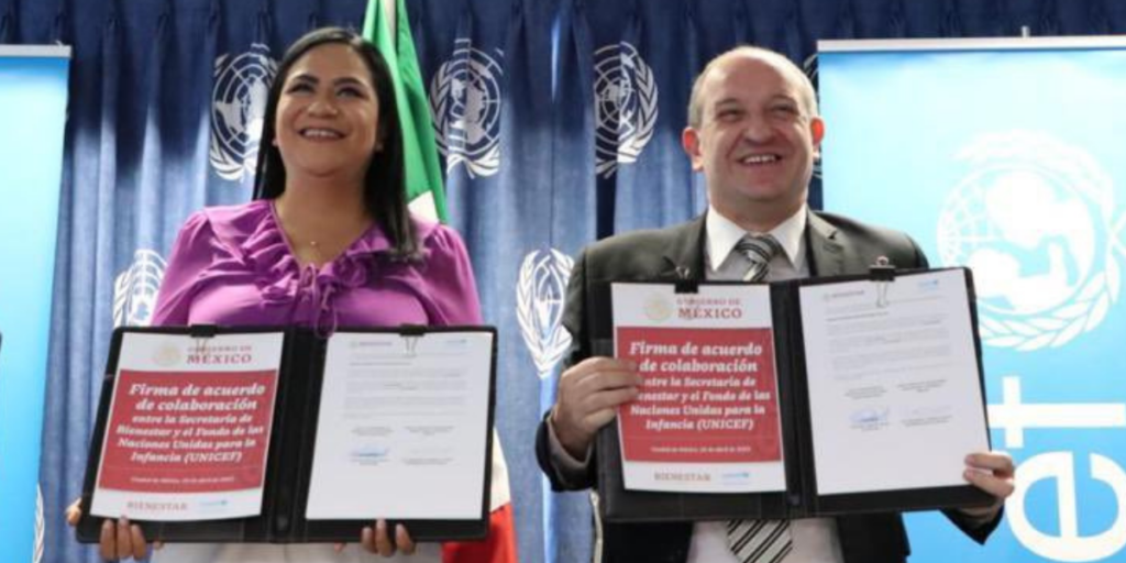 Ariadna Montiel Reyes y UNICEF, aliados para infancias en México