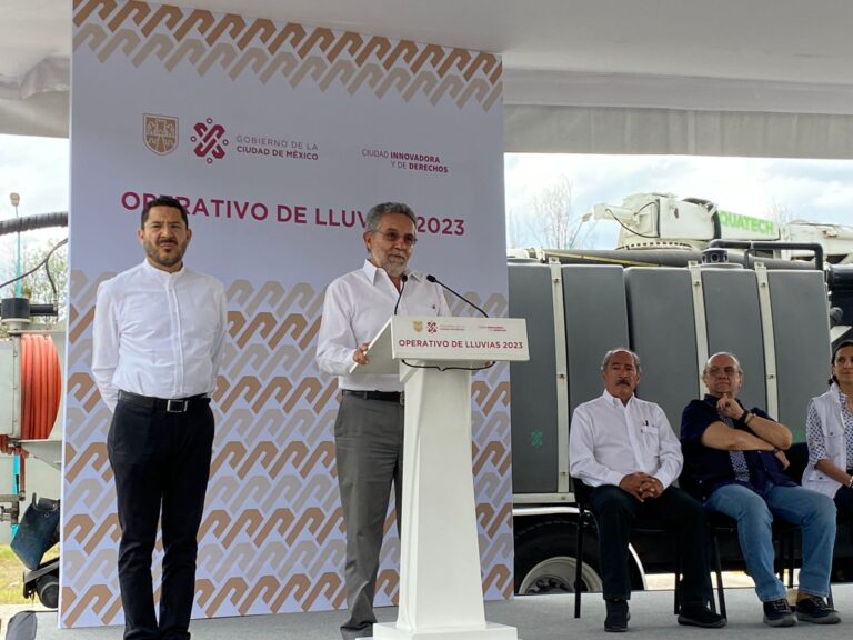 Operativo de Lluvias 2023 en marcha de la mano de SACMEX