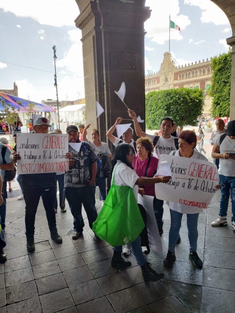 Trabajadores acusan desvío de recursos para campaña de Sheinbaum