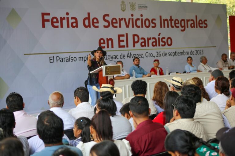 Evelyn Salgado trabaja para mejorar la conectividad en todas las regiones de Guerrero