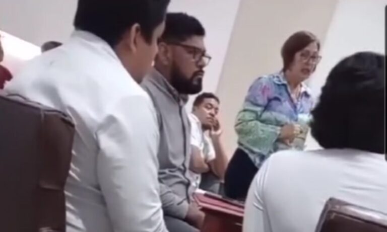 Diputada morenista encara a grupo de indígenas en Veracruz