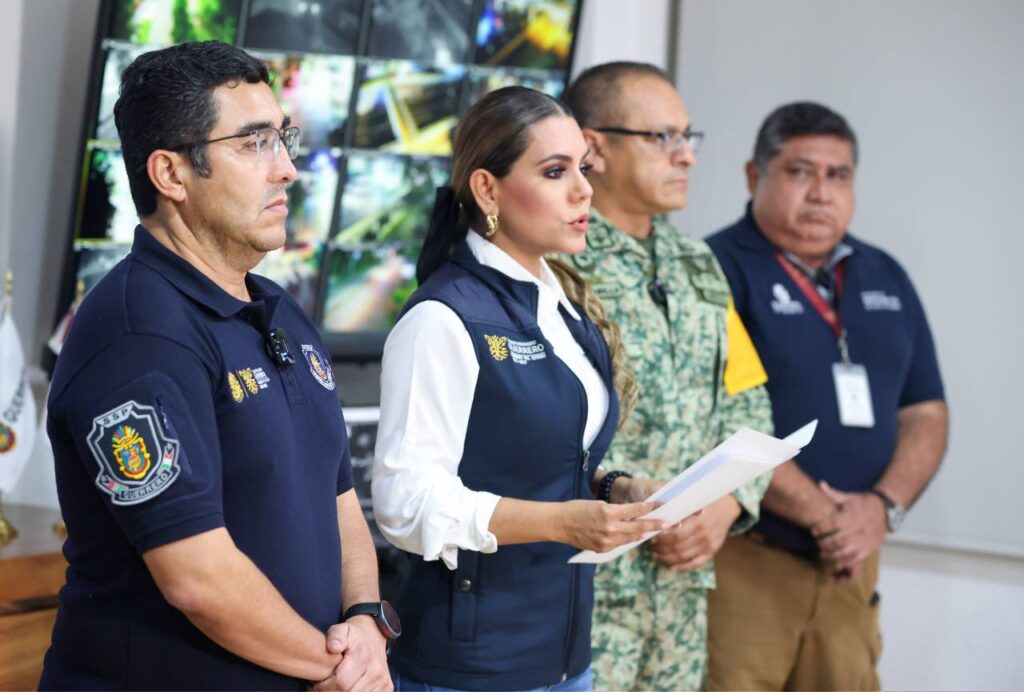 Evelyn Salgado encabeza plan de acción por paso de “Max” en Guerrero