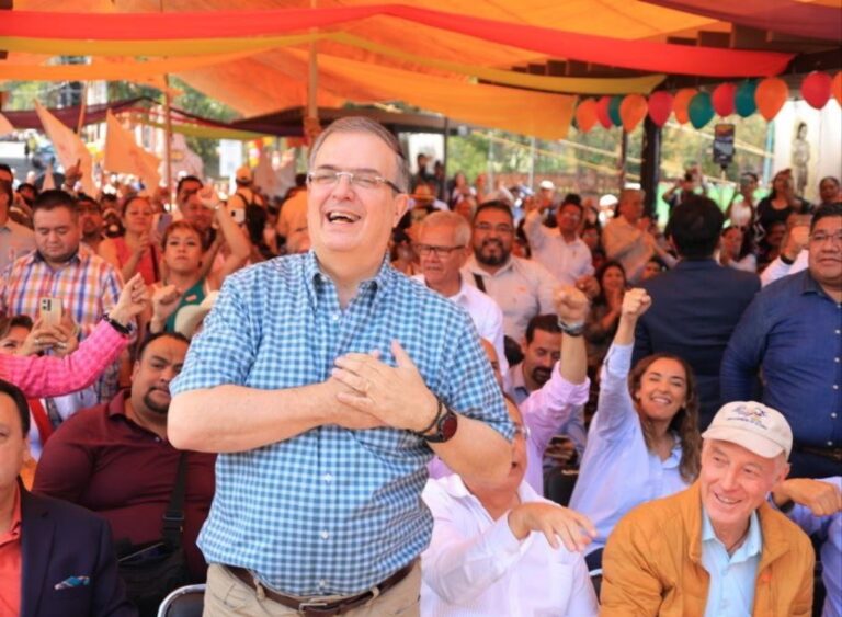 Ebrard muestra fuerza política en Tlalpan, bastión de Morena