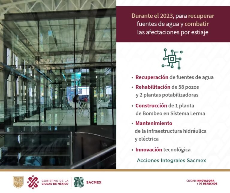 SACMEX: Acciones adicionales con efectos inmediatos