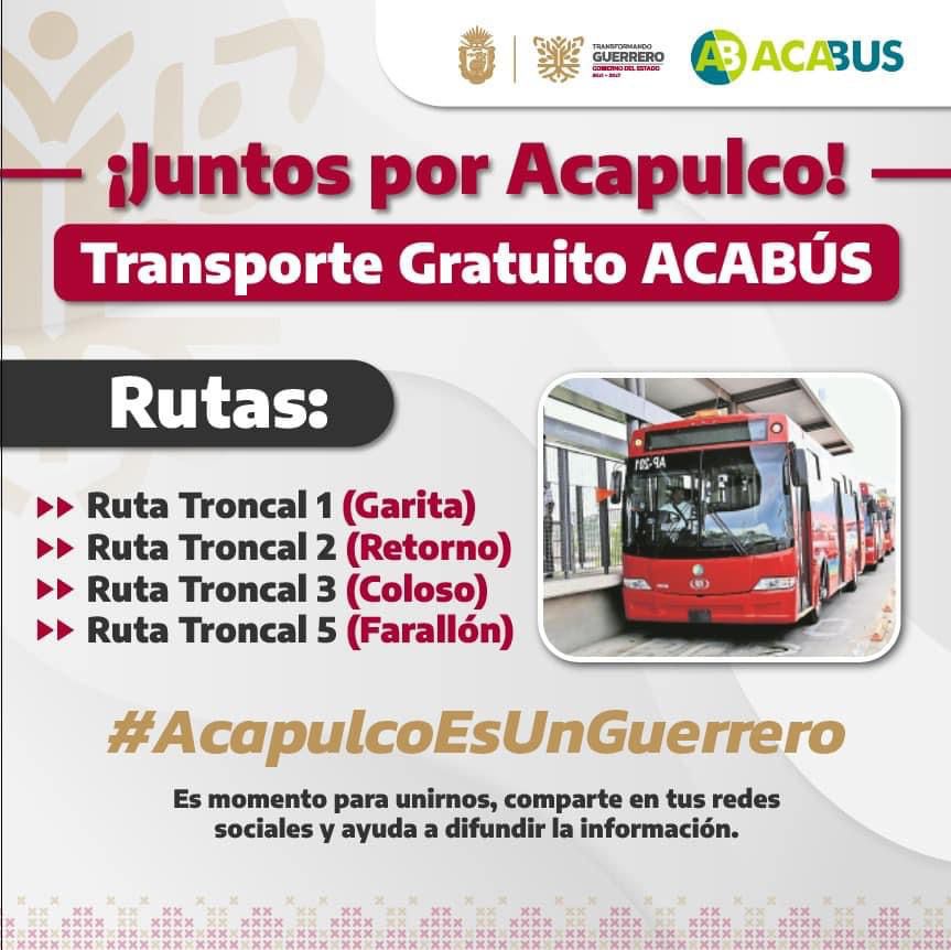 En Acapulco, se reactivaron los servicios bancarios y de transporte
