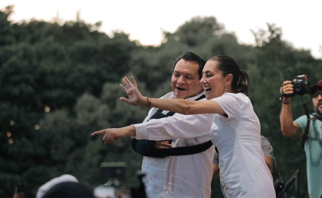 Claudia Sheinbaum asegura que arrebatarán Yucatán al PAN