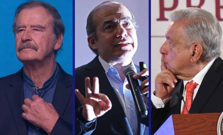 Presidentes Calderón y Fox superan a AMLO en popularidad, según encuesta