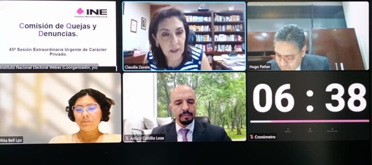 INE baja señalamientos de “corrupta” de Sheinbaum contra Gálvez