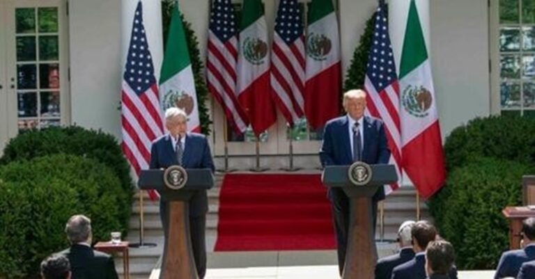 AMLO minimiza declaraciones de Trump sobre que "cárteles manejan México"