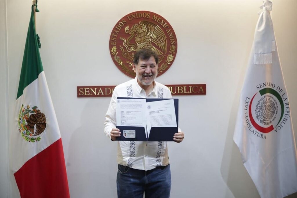 Gerardo Fernández Noroña es el nuevo presidente del Senado