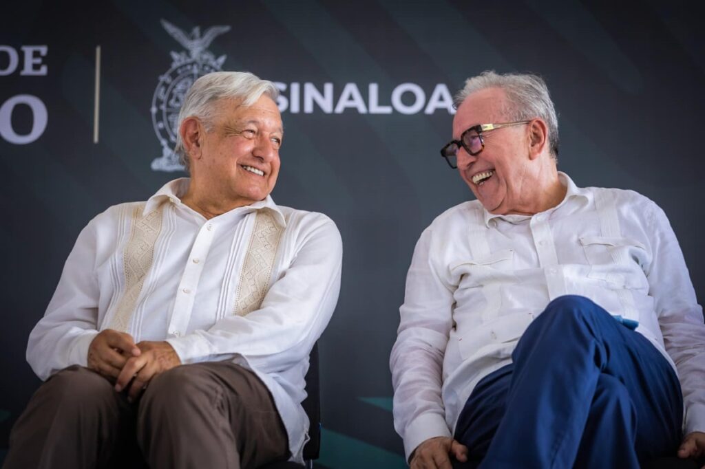 AMLO celebra que Rocha aclarara señalamientos del Mayo Zambada