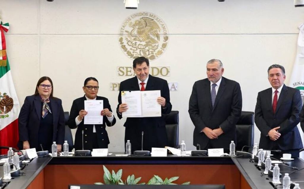 Rosa Icela Rodríguez presenta propuestas de reforma a leyes electorales ante el Senado