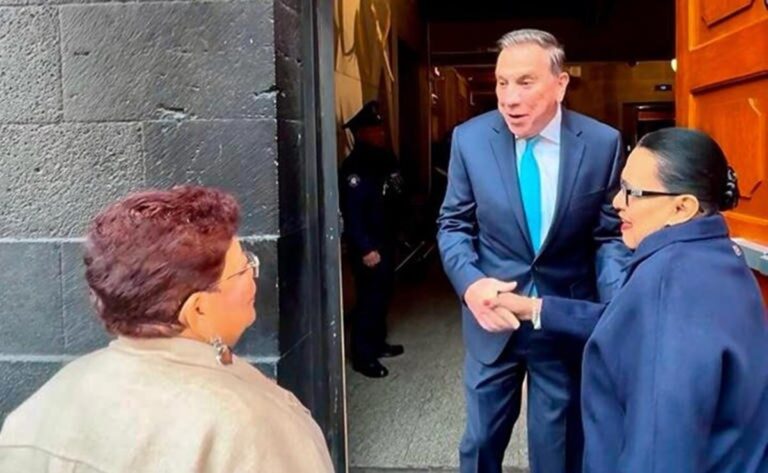 Rosa Icela Rodríguez y ministros se reúnen en la SCJN