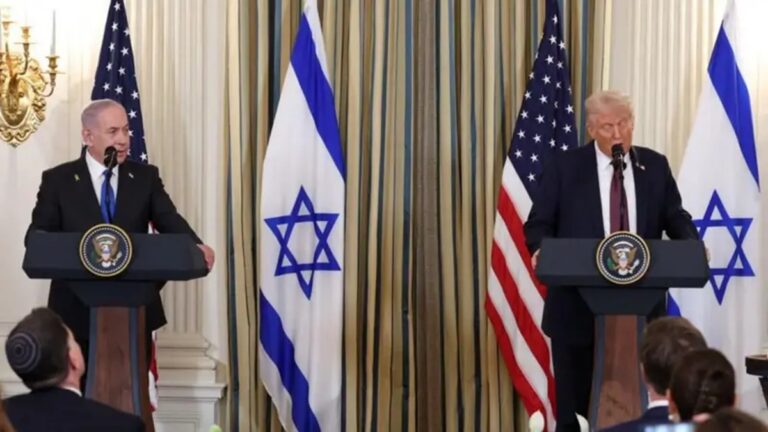 El acuerdo de paz para Gaza que Trump presentó a Netanyahu