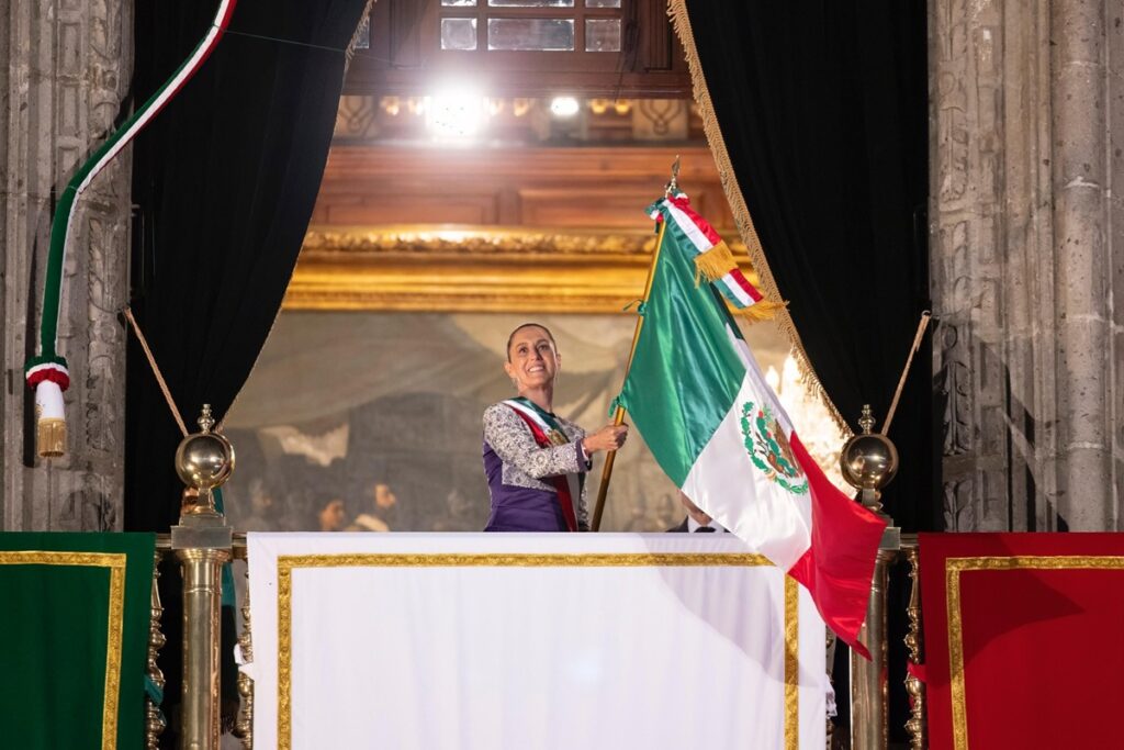 Sheinbaum en Grito: "México no aceptará la injerencia extranjera"