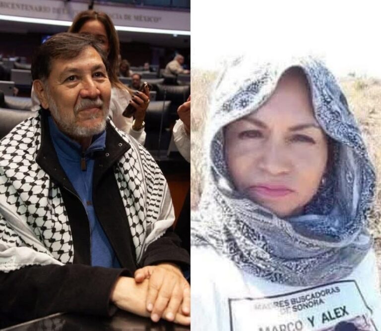 Ceci Flores invita a Noroña a unirse a la búsqueda de personas en Sinaloa