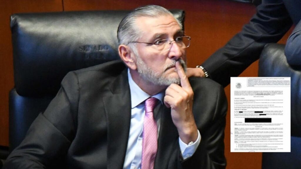 Filtran que otro hijo de Adán Augusto cobraba 'sueldazo' en el Senado