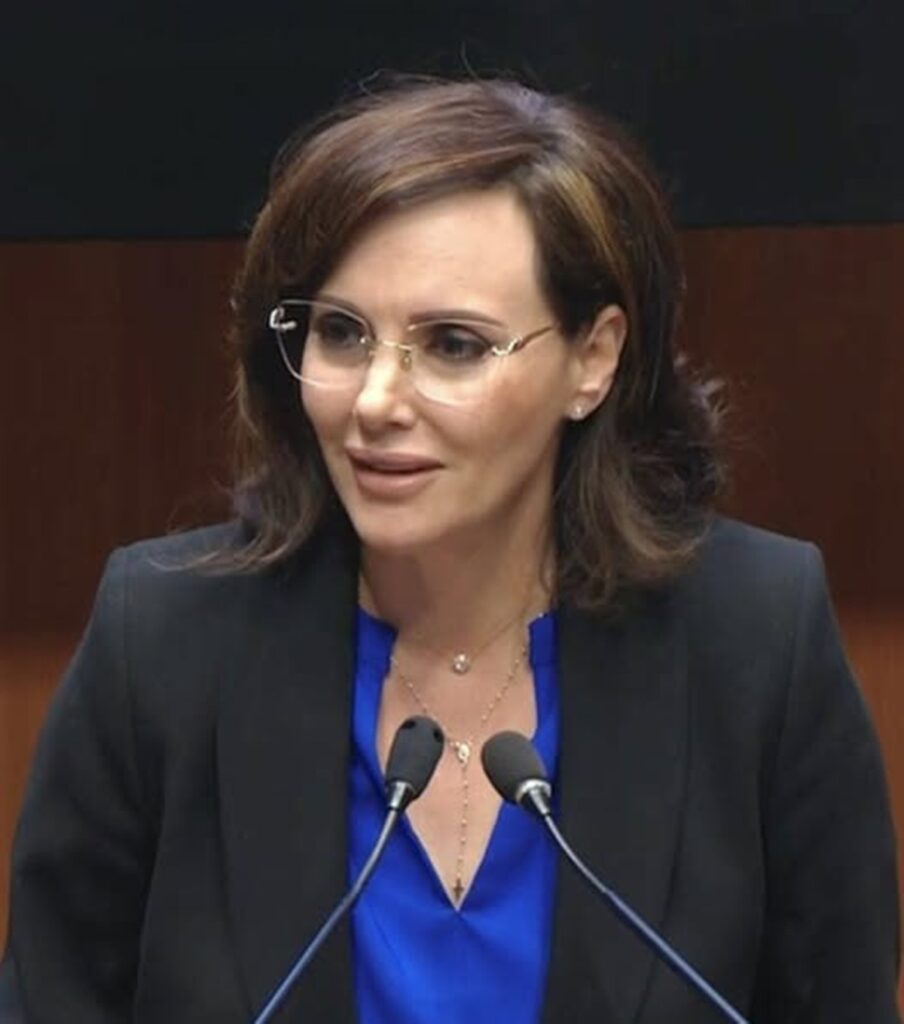 Interrumpen video de Lilly Téllez con presuntas pruebas de corrupción de Adán Augusto