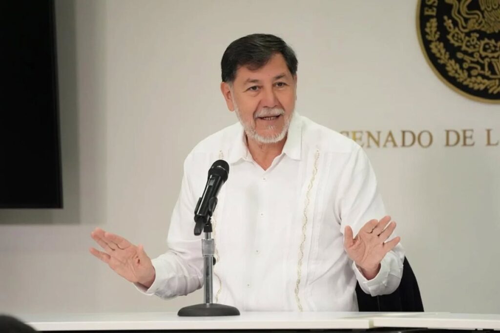 Noroña pedirá licencia en el Senado para viajar a Palestina