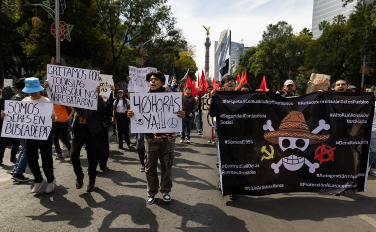 Generación Z marcha en la CDMX; exigen frenar la violencia en México
