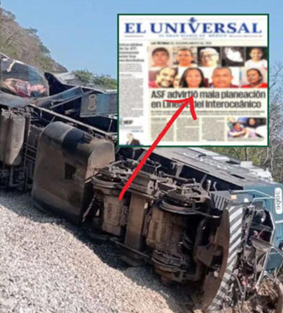 Sheinbaum arremete contra periódico por portada del Tren Interoceánico