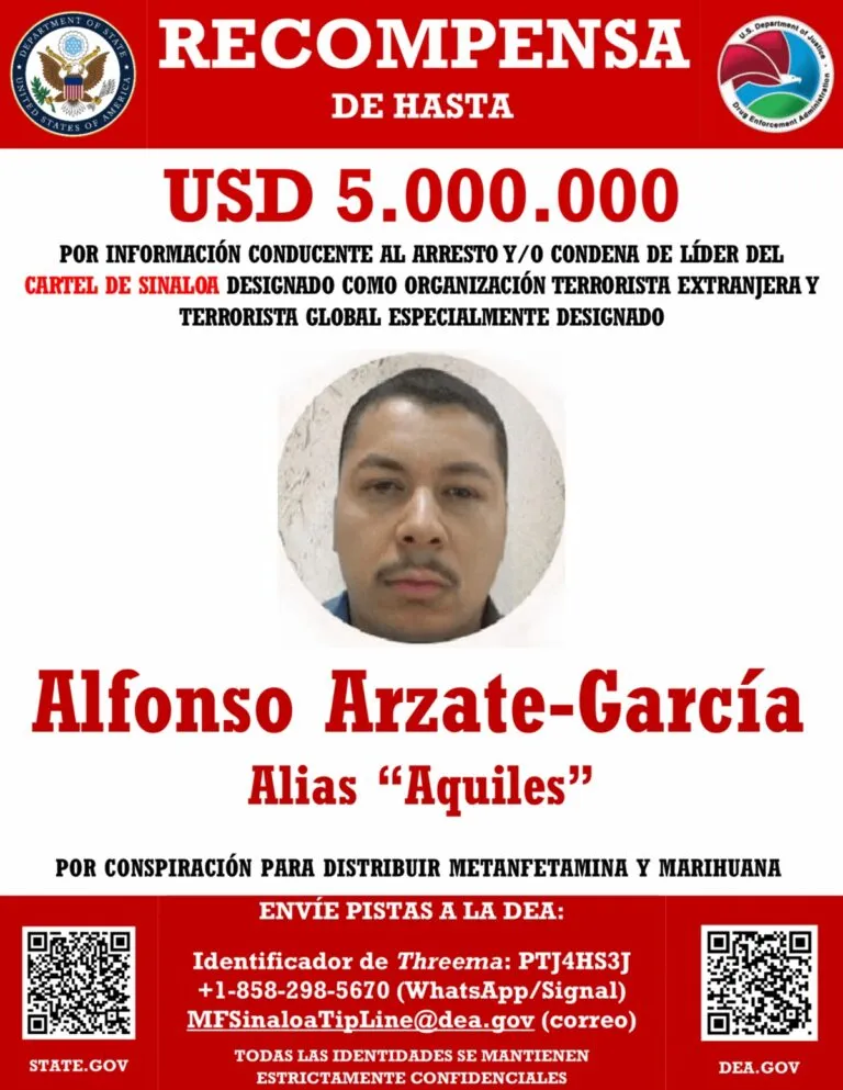 Estados Unidos ofrece 10 mdd por captura de capos en Tijuana