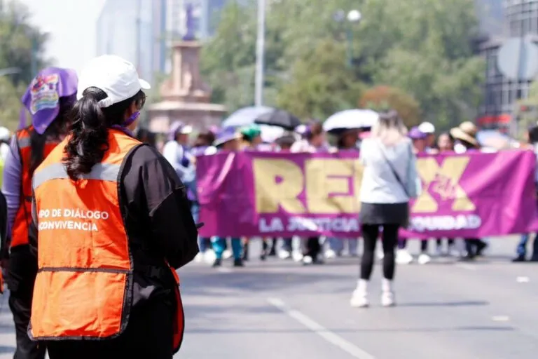 120 mil mujeres marchan en el 8M; Cdmx reporta saldo blanco
