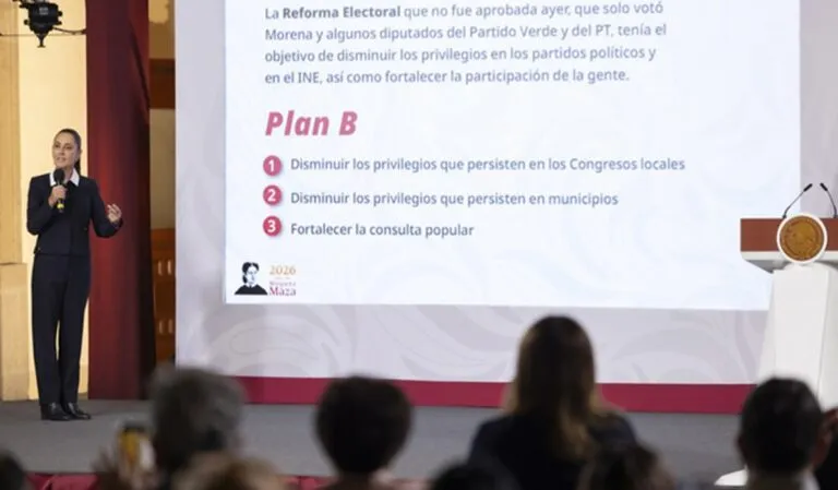 Presidenta enviará el lunes Plan B de Reforma Electoral