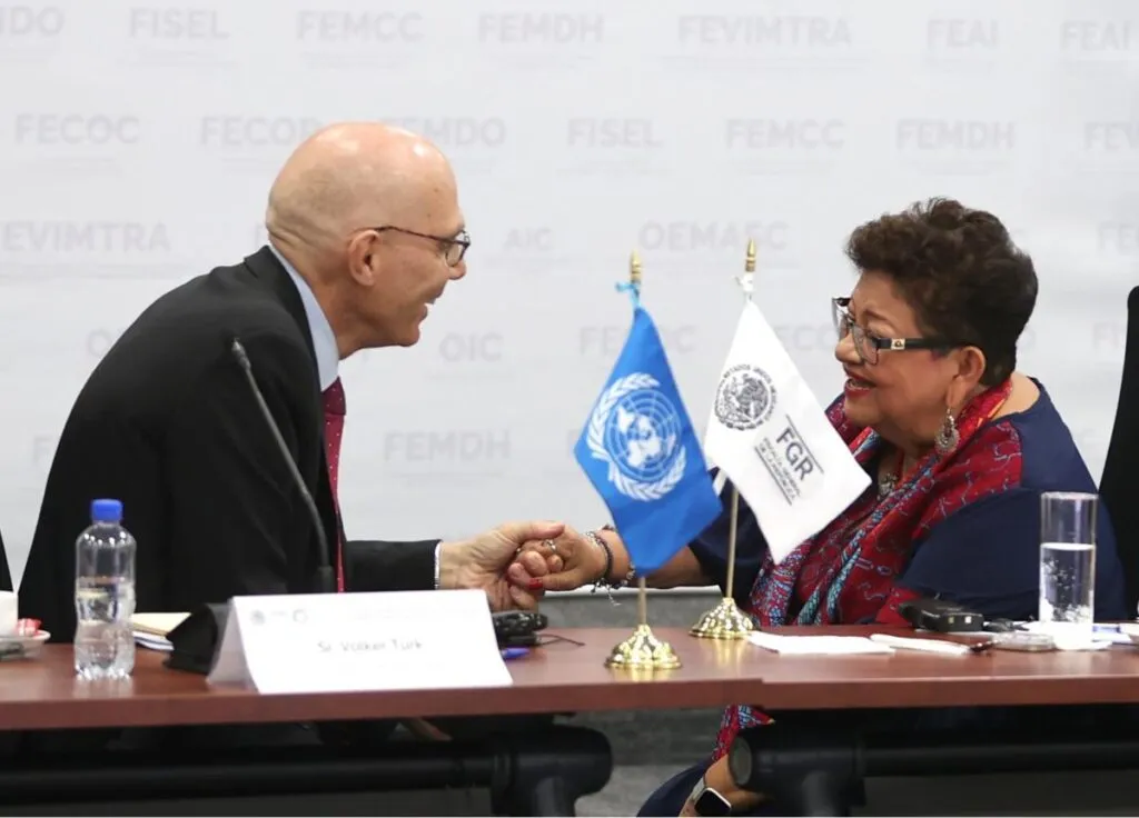 FGR y Comisionado de la ONU reiteran compromiso en materia de derechos humanos