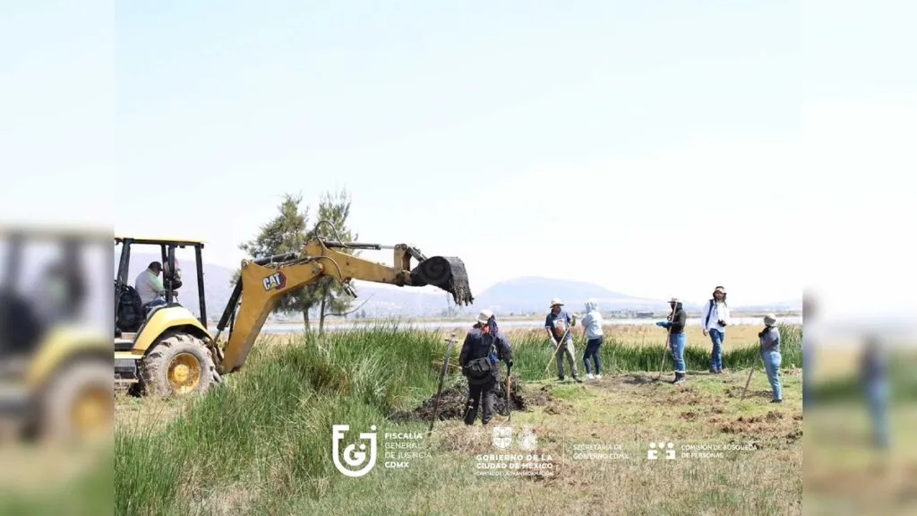 Hallan restos óseos en la zona del Lago de Chalco