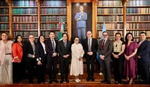 Icela Rodríguez recibe a Volker Türk, Comisionado de la ONU; refrenda cooperación con los derechos humanos