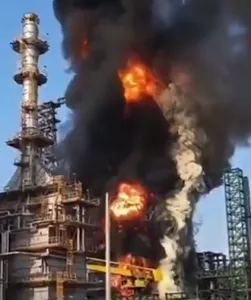 Se registra nuevo incendio en refinería Dos Bocas, en Tabasco