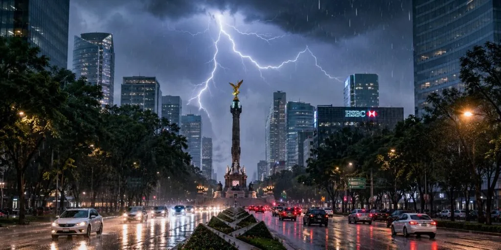 CDMX entra en fase de lluvias intensas y granizo esta semana