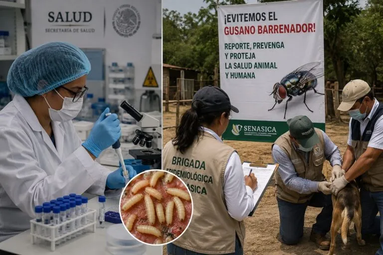Detectan primer caso humano de gusano barrenador en CDMX