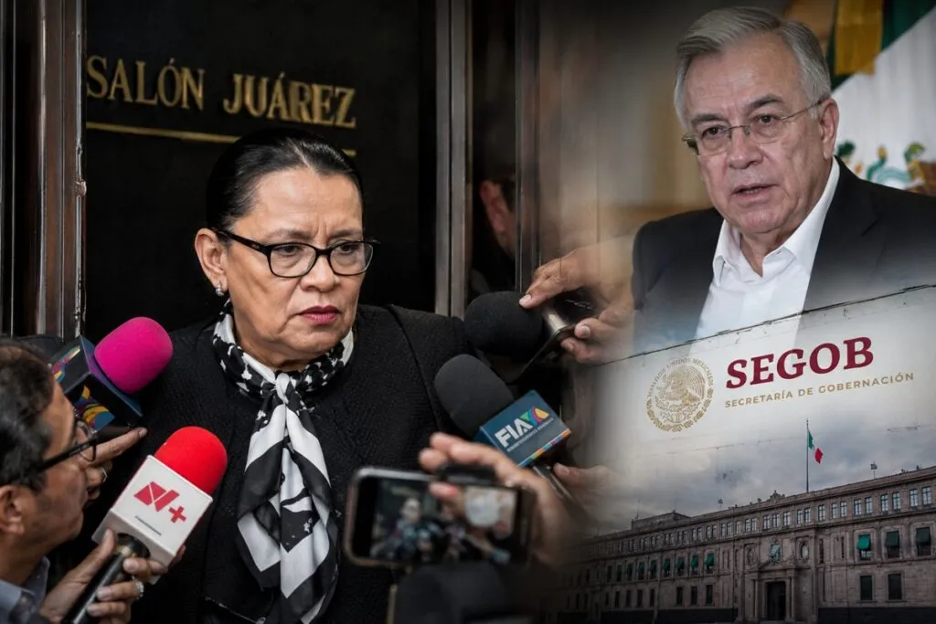 Rosa Icela evade responder sobre Rocha Moya