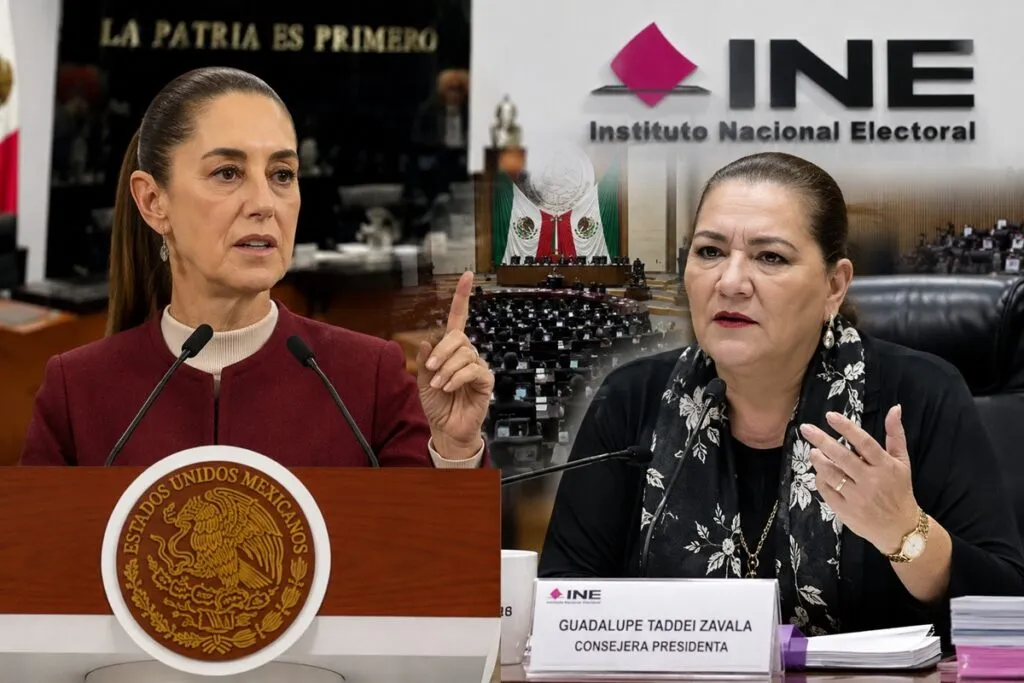 Sheinbaum abre tensión con el INE por reforma electoral