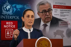 Sheinbaum confirma ficha roja de Interpol contra Rocha Moya