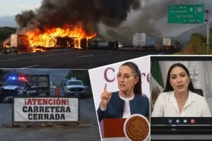 Sheinbaum e Indira evitan hablar de violencia en Colima