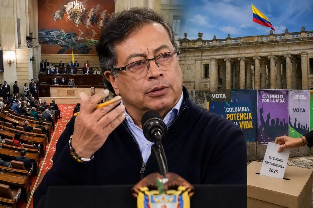 Petro enfrenta intento de suspensión en plena recta electoral colombiana