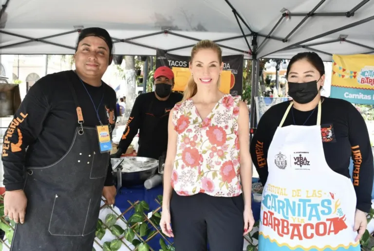 Festival gastronómico en Veracruz durante la administración de Patricia Lobeira Rodríguez.