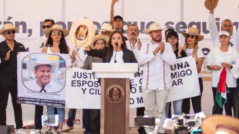 Grecia Quiroz cuenta con protección de 60 agentes federales en Michoacán