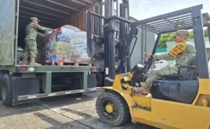 SEDENA mantiene puente logístico para trasladar 28 toneladas de ayuda humanitaria a Venezuela