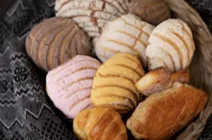Pan dulce mexicano tradicional.
