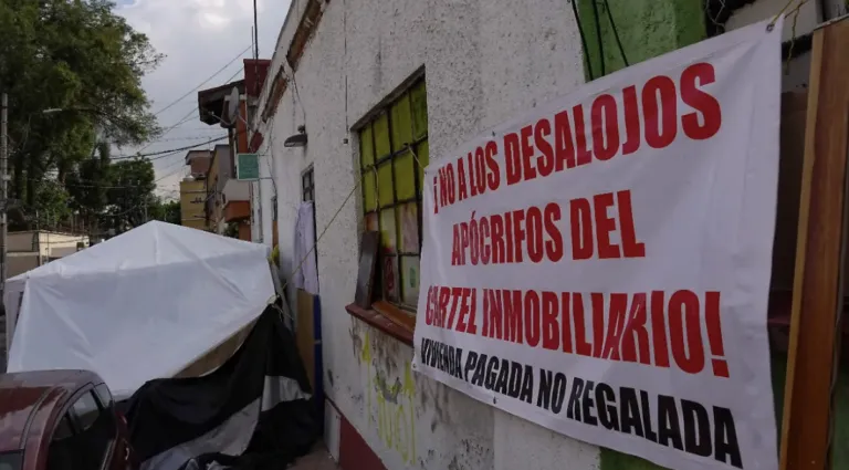 Dirigentes y legisladores del PAN en Ciudad de México presentan propuestas contra el despojo inmobiliario.