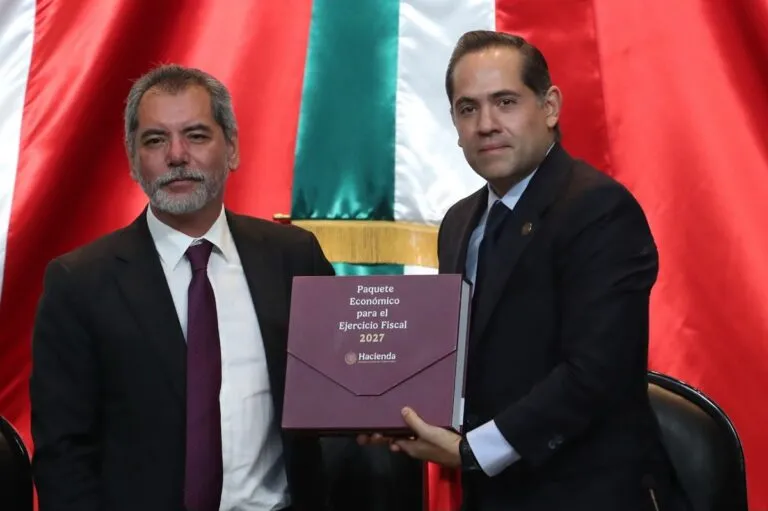 Cámara de Diputados recibe de la SHCP el Paquete Económico 2027