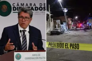 Monreal defiende estrategia de Zacatecas tras coche bomba