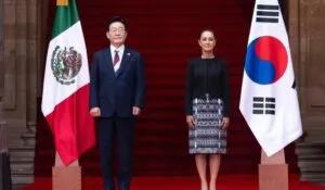 Sheinbaum recibe al Presidente de la República de Corea, Lee Jae-myung