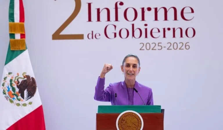 "Vamos mejor y tenemos rumbo, porque ese rumbo lo marca el pueblo": Sheinbaum